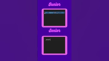 Junior vs Senior || html frontend
