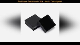 Top Custom Packaging Box Ring Necklace 100Pcs Custom Logo Black Pull-Out Bracelet Paper Box Jewelr
