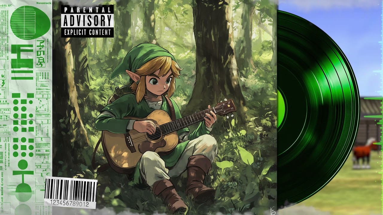 Folk Guitar 🌴 Zelda: Ocarina of Time & Majora's Mask Remix 🏹