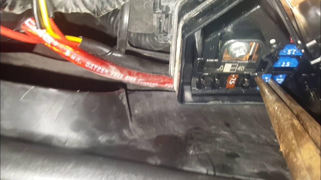 Amp draining battery 07 Civic Si Coupe YouTube