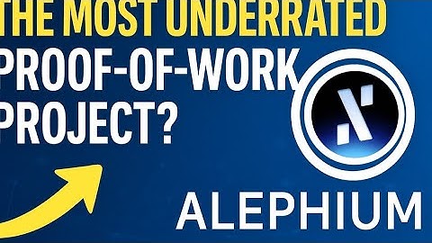 The Most Underrated Proof-of-Work Project in Crypto ➠ Alephium ($ALPH)