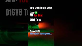 Turbo D16 2STEP Testing! Honda Tuning Suite #shorts #tunedbycj #honda