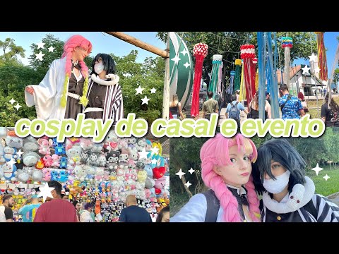 Fazendo cosplay de casal e indo em um evento de anime!