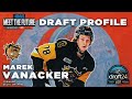 Ref:NUKm0g64YTk Countdown to the 2024 nhl draft: marek vanacker