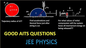 Good questions from FIITJEE AITS for JEE Physics 2026