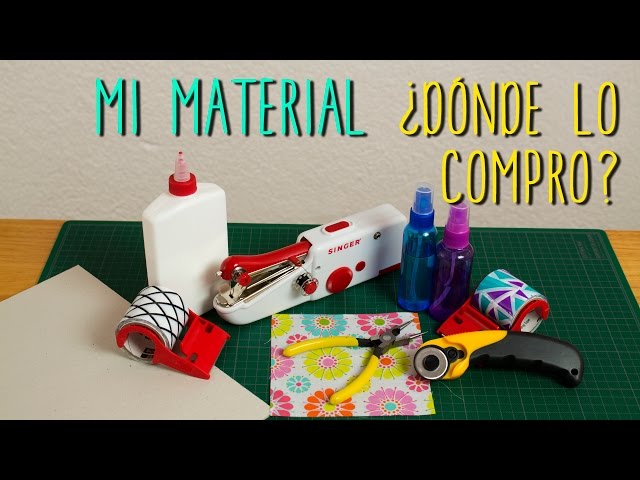 Material para Manualidades - ♥ ¿Dónde lo compro? ♥ - Catwalk Manualidades 