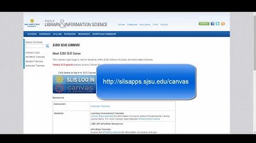 Tour of the Canvas Learning Management System