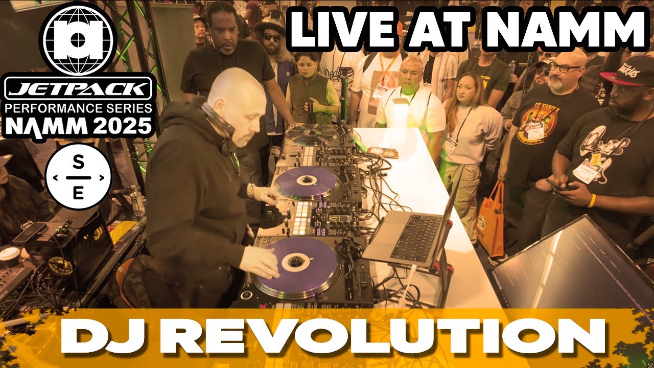 DJ Revolution Live DJ Performance at NAMM 2025 | JetPack Bags x Beat ...