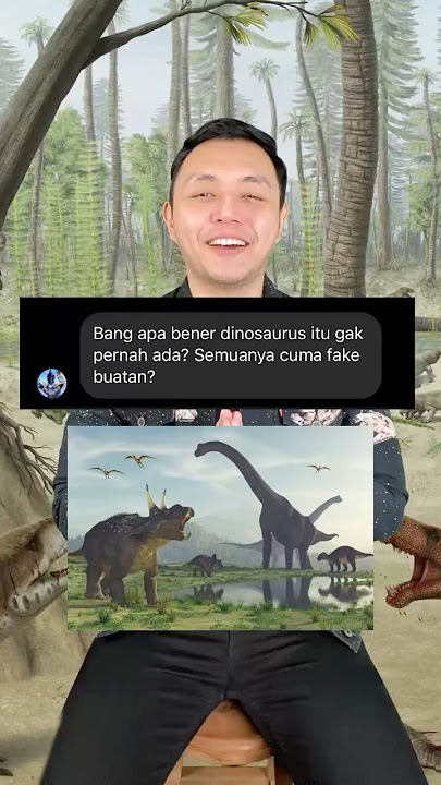 Dinosaurus itu gak pernah ada? Semua cuma fake buatan? #shorts