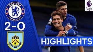 Chelsea 2-0 Burnley | Tuchel’s First Win as Azpilicueta & Alonso Score! | Highlights