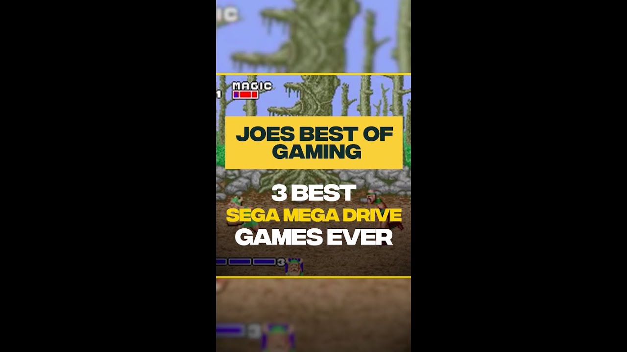 The 3 Best Sega Mega Drive Games of All Time