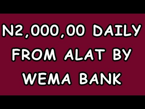 ALAT APP: Make N2k Daily With Alat By Wema App