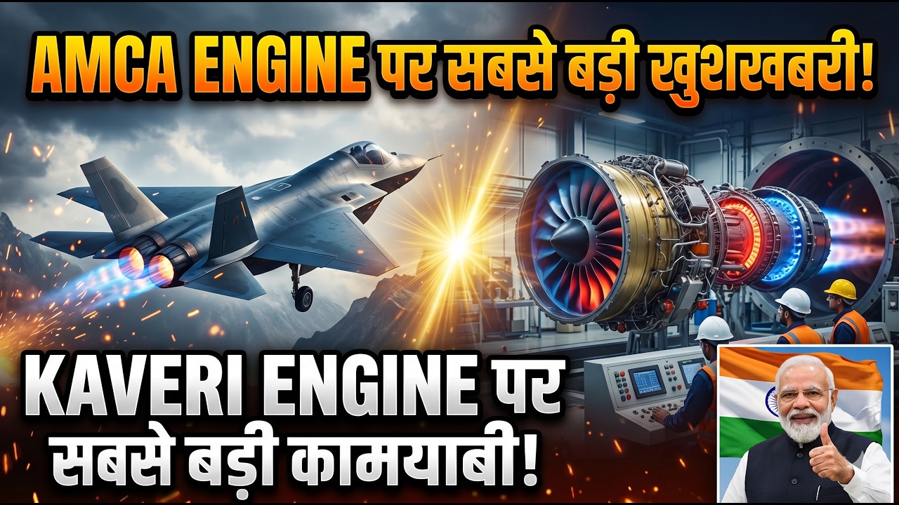Engine Program ब्रेकिंग- AMCA Engine पर सबसे बड़ी खुशखबरी - Big Breakthrough in Kaveri ...