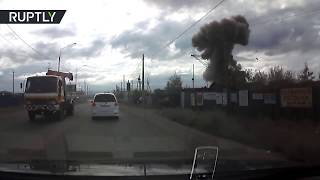 Взрыв в пункте приёма металлолома в Чите попал на камеру видеорегистратора(, 2017-08-10T07:28:36.000Z)