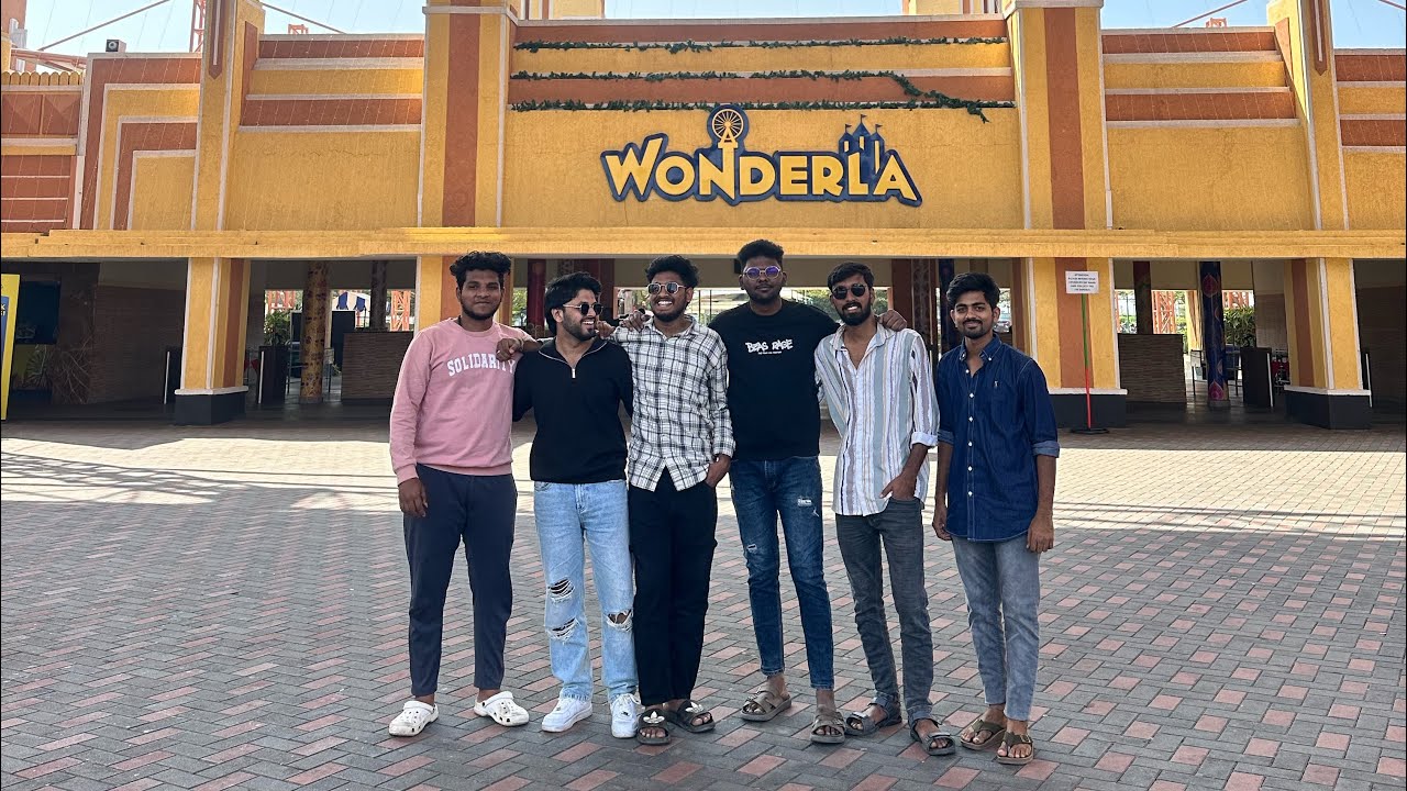 Wonderla hyderabad and friends blog 