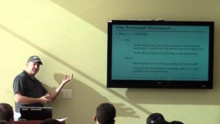 Nov 18, 2016 Personal Statement Meeting Part 1