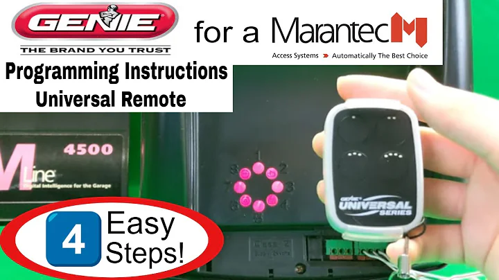 How-to Program a Genie Universal Remote to a Marantec | 4 Easy Steps