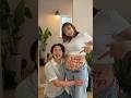 赤ちゃんが産まれてくるまであと100日👶🏻🩷次の動画でこの裏側公開するよん❣️※妊婦のお腹映ります#夫婦#妊婦