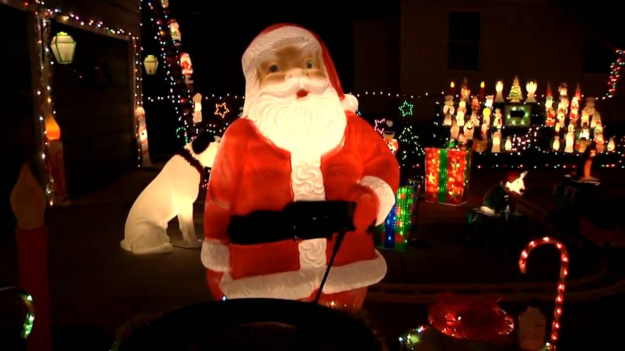 McCoy Christmas Light Display in Old Metairie 2009 YouTube