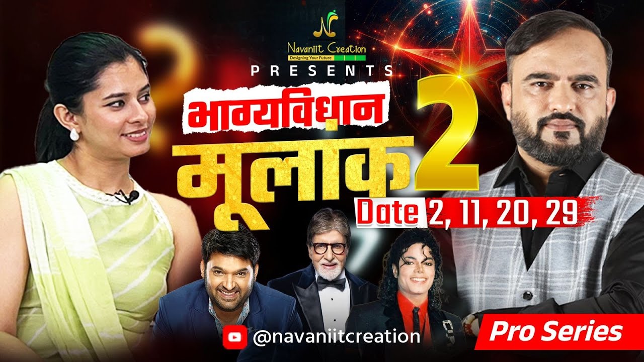 क्या कहता है भाग्यविधान | मूलांक 2 (Date 2, 11, 20, 29) | Must Watch | Navaniit Mandhaani 