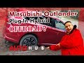 Mitsubishi Plug-in Hybrid Outlander 2017 und Habby Offroad unterwegs