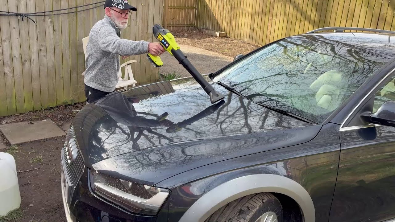 Ryobi 18V Compact Blower Could this be my Answer For My Car Drying?