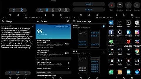 Dark mode Huawei device