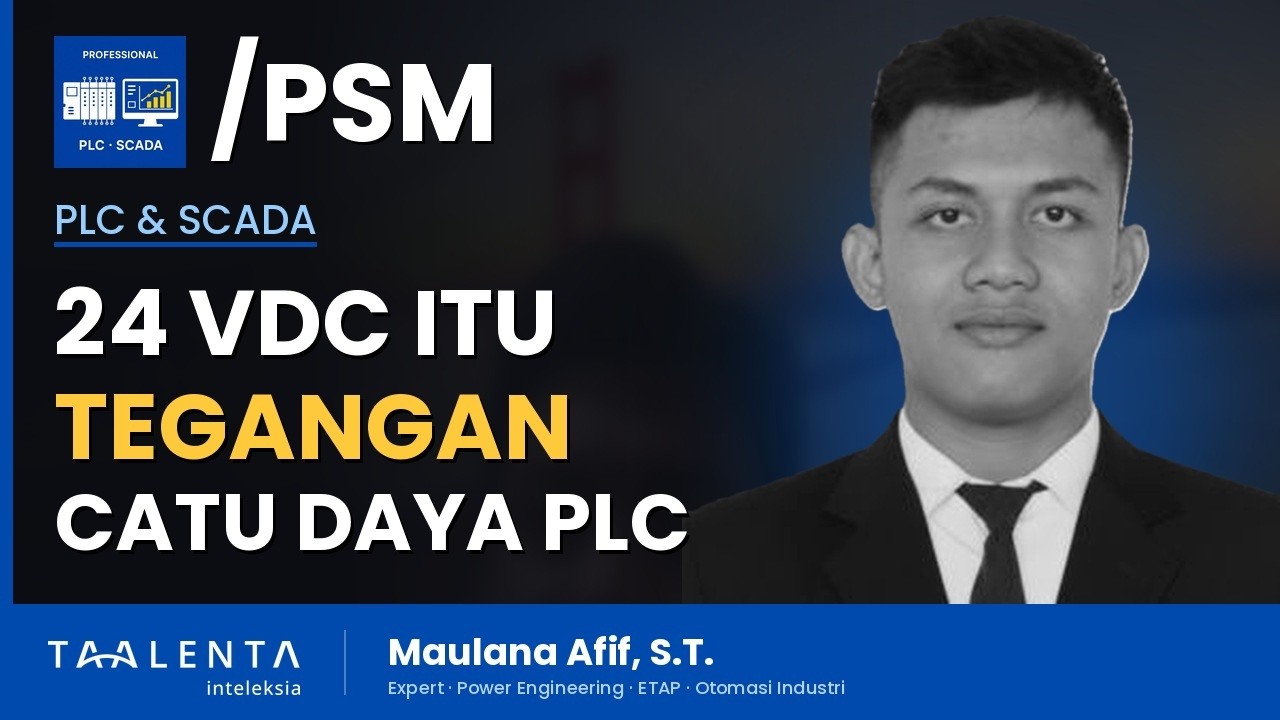 24 VDC pada PLC Itu Tegangan Catu Daya, dan Relay Anda Harus Menyesuaikan