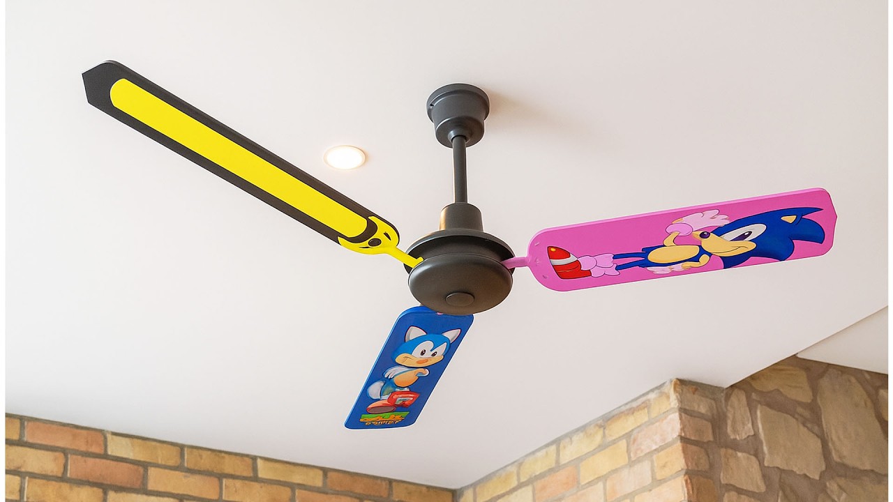 DIY Wobbly Vintage Ceiling Fan, Animation Model Variations, Limited Edition