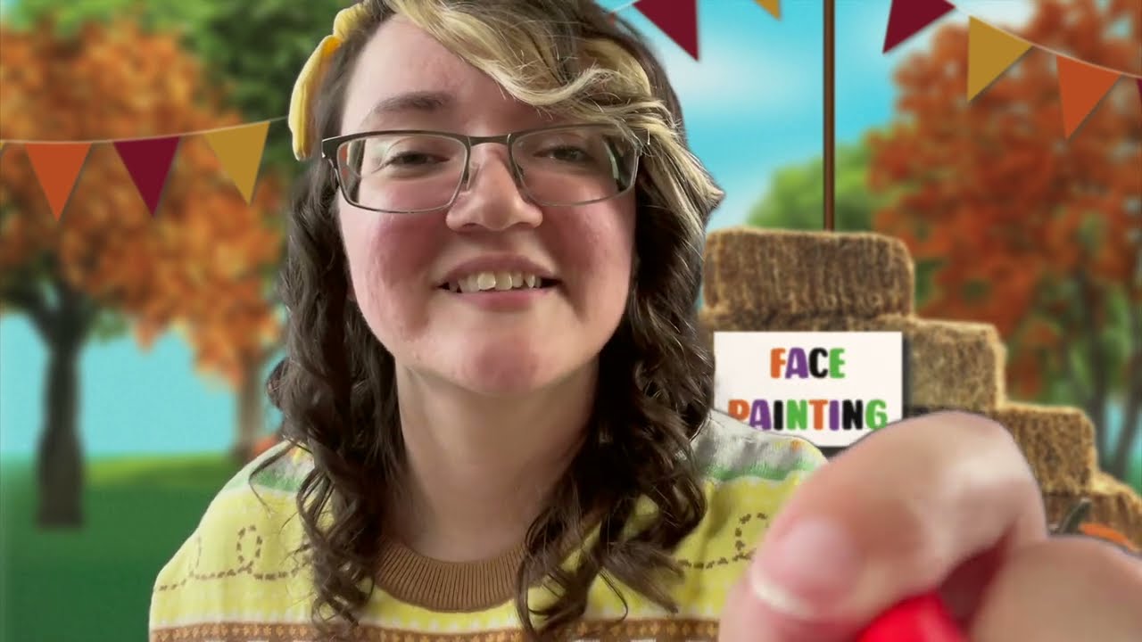Painting Your Face at The Fall Fest 🍂 | ASMR Role Play