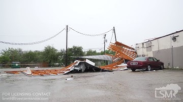 05-04-18 Austin, TX - Roof Blown Off Building