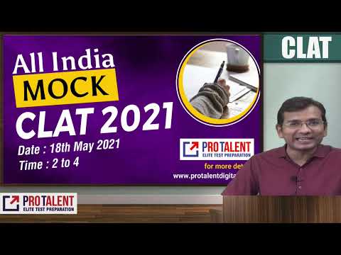 All India Open Mock CLAT 2021 by ProTalent