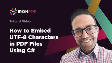 How to Embed UTF-8 Characters in PDF Files Using C#