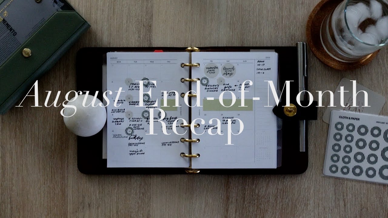 3 Inserts That Made Me the Most Productive SAHM Ever | August End-of-Month Flip Through 