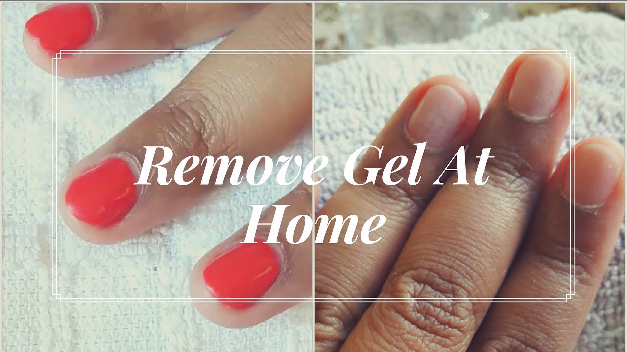 How to: Remove Nail Overlay Topped w/ Gel Polish - YouTube