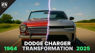 Dodge Charger Transformation (1964–2025) | Muscle Car Evolution Through Decades