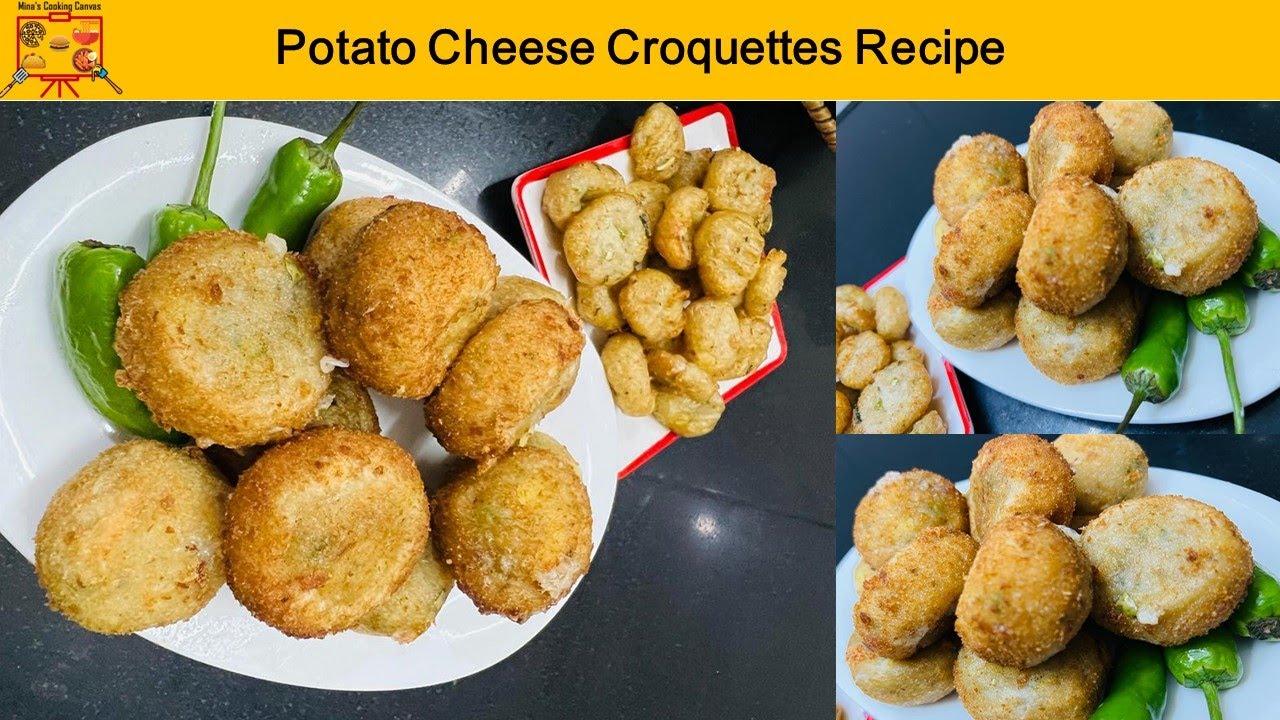 Potato Cheese Croquettes Croquette Recipe Potato Croquettes Cheese Croquettes YouTube