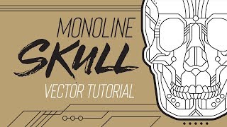 Monoline Skull - Vector Illustration Tutorial screenshot 4