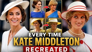 Every Time Kate Middleton Recreated Princess Diana’s Iconic Looks @princessdianaworld