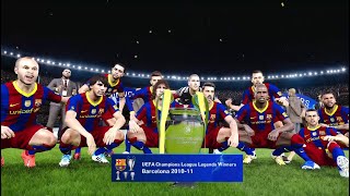 Download lagu Uefa Champion League Final | Ac Milan 2005 Vs Barcelona 2011 | Pes 2011