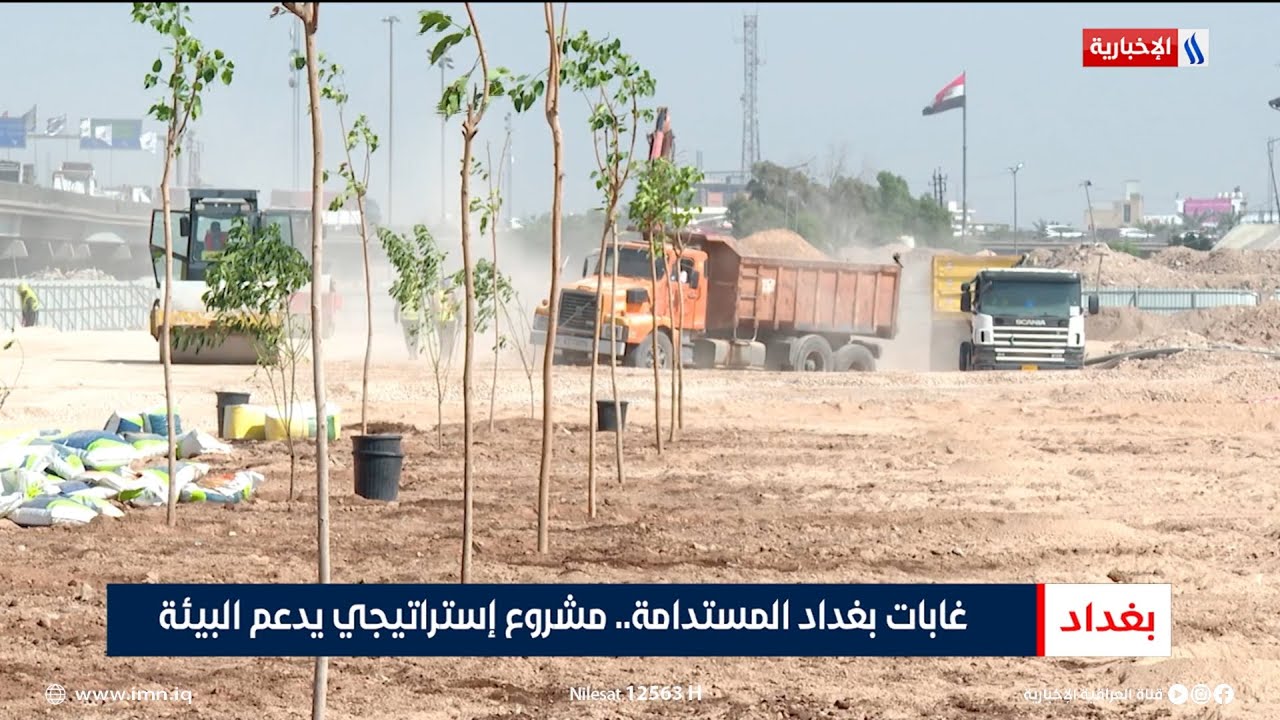 غابات بغداد المستدامة.. مشروع إستراتيجي يدعم البيئة | تقرير احمد المهندس