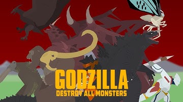 Godzilla: Destroy All Monsters || Sticknodes (2024)