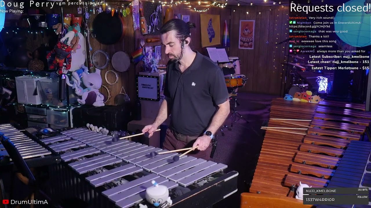 Donkey Kong Country - Aquatic Ambience / Stickerbush Symphony - Improv on Vibraphone by Doug Perry