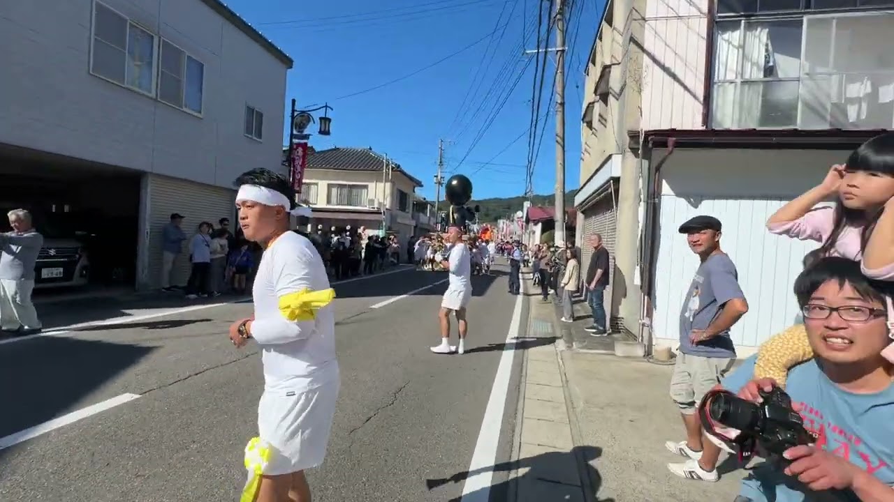 針道のあばれ山車  2024 　本番　①