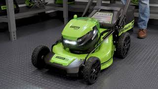 Operating Your Greenworks Self Propelled Mower screenshot 2