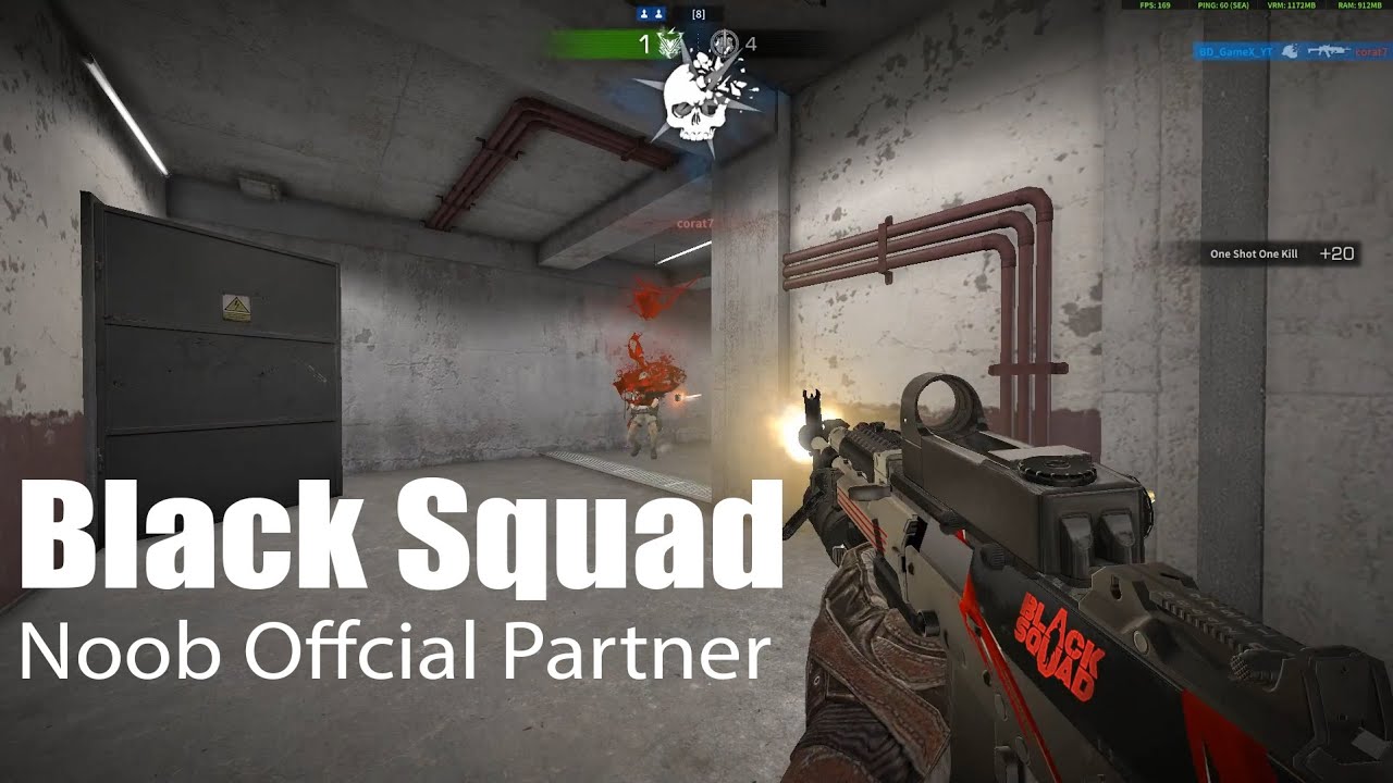 Black Squad Noob Official Partner | NOOB Gameplay