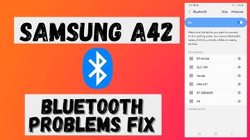 Samsung A42: How to fix won’t connect to Bluetooth Problem | Galaxy a42 ✔️