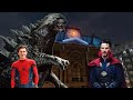Legendary Godzilla and Peter Parker Meets Doctor Strange