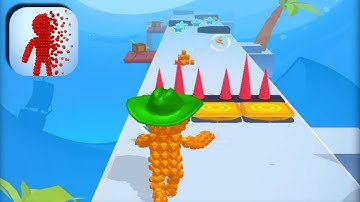 Pixel Rush Game 🤴💎👑All Levels Gameplay Android IOS Walkthrough New Update DFM4EO