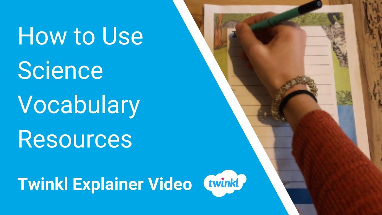 How to Use Science Vocabulary Resources YouTube